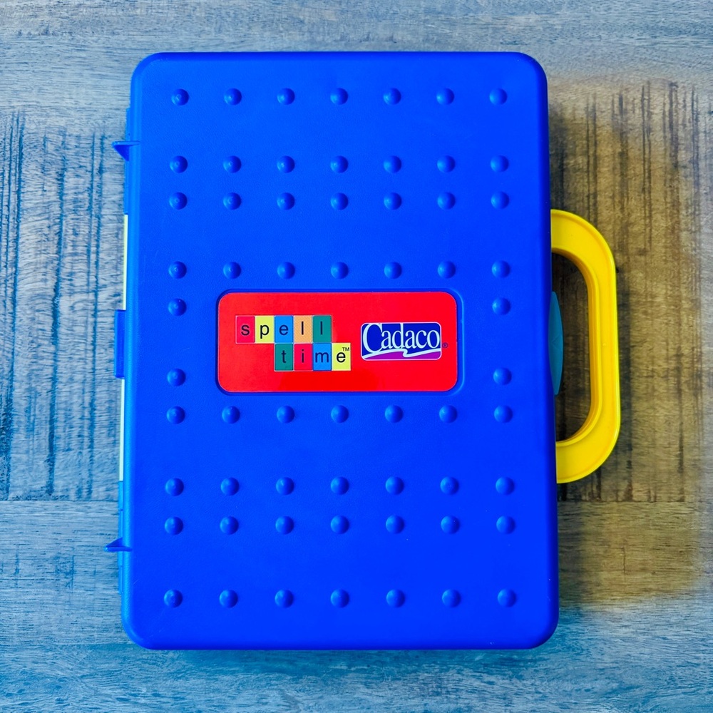 Cadaco Spell Time Educational Toy - Blue and Yellow